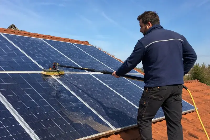 Nettoyage et entretien de panneaux solaires à Comines