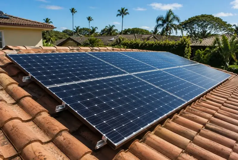 Installation de panneaux solaires à Comines